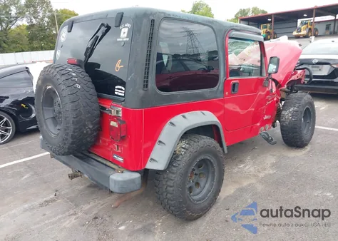 2001 Jeep Wrangler Sport из США, поврежденный, VIN 1J4FA49S51P328455